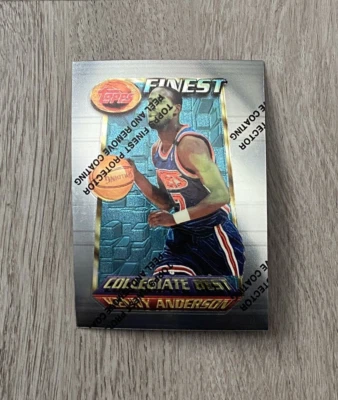 1994-95 NBA Topps Finest 'Collegiate Best' | Kenny Anderson | #201 | NJ Nets - Image 1 of 2