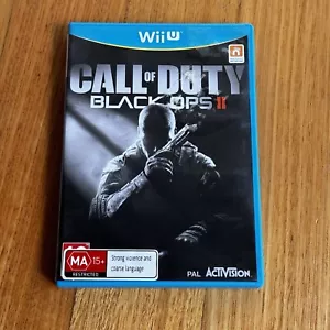Call of Duty Black Ops II 2 Nintendo Wii U Game + Manual PAL Excellent Condition - Picture 1 of 9