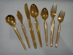 24 Karat Gold Elektroplatte Besteck von Royalton - Bild 1 von 7