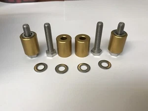 Espaciadores de cuello de capó de aluminio anodizado dorado orificio 8 mm - Imagen 1 de 1