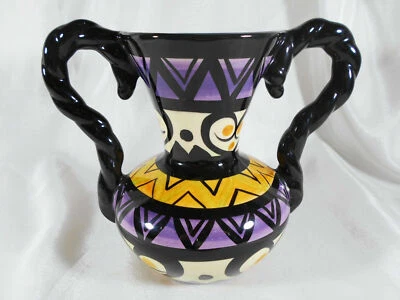 MAGNIFIQUE VASE EN FAIENCE DE QUIMPER St JEAN DE BRETAGNE - Photo 1/4