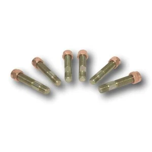 TURBO STUD & COPPER LOCK NUT FOR DUMP PIPE SET OF 6 - M10 X 1.5 X 54MM LONG - Picture 1 of 3