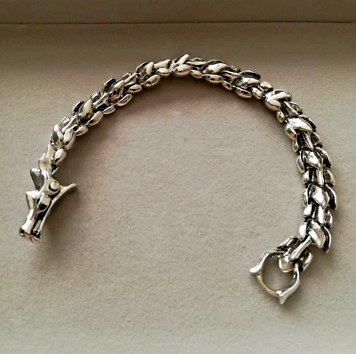 Unisex Armband Midgard Schlange Silber Jörmungandr Weltenschlange Damen Herren - Bild 1 von 4