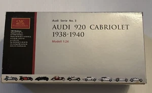 CMC 1938 - 1940 Audi 920 Cabriolet 1:24 Scale Diecast Model Car M-032 NIB - Picture 1 of 9