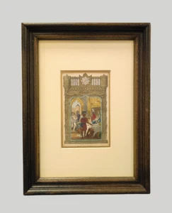 19th Century Hand-Colored French Engraving – Scene from Shakespeare’s Hamlet. - Picture 1 of 4
