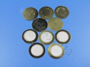 10 piezas Nueva junta de película zumbador de cerámica piezoeléctrica de cobre de 15 mm - Imagen 1 de 1