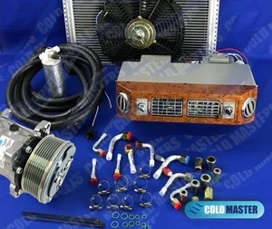 Universal A/C Kit 406-1W Evaporator Heat & Cold w/ Condenser - PK-8 Serpentine - Picture 1 of 12