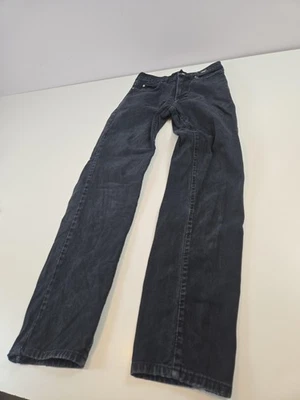 Pantalones de mezclilla Versace Jeans de alta costura para hombre 30x34 negros hechos en Italia pierna recta Foto 1 de 4