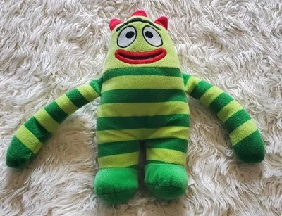  Pelúcia Yo Gabba Gabba Brobee 7,5" The Striped Monster  - Imagem 1 de 3