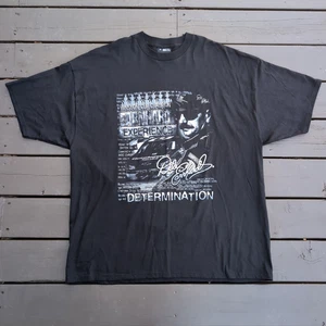 Vintage Dale Earnhardt DETERMINATION 2XL schwarzes T-Shirt DBL Sided CHASE NASCAR Y2K - Bild 1 von 11