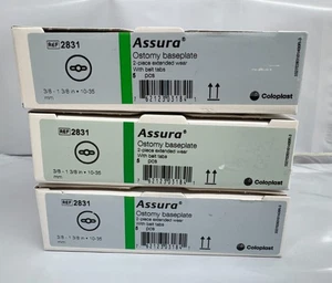 Lot of 15 Coloplast Assura Ostomy Baseplate Extended Wear 2831 - Picture 1 of 2