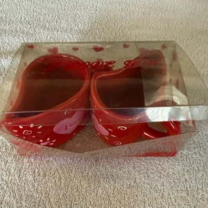Set tazze amore rosso a forma di cuore - Foto 1 di 13