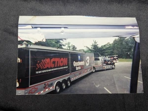 Dale Earnhardt NASCAR 1999 GM Goodwrench Service Plus Truck & Trailer 4x6 Photo - Picture 1 of 2