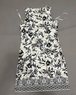 Vestido Vaina Charter Club Floral Sin Mangas Talla Grande Nylon Spandex Clásico Foto 1 de 4