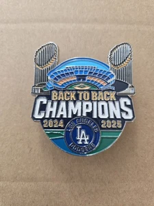 2025 back to back Los Angeles Dodgers World Series Trophy Pin - Picture 1 of 8