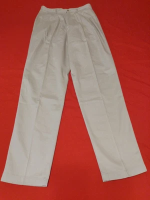 Pantalones de mujer White Stag beige caqui tela 100 % algodón talla 8 alto Foto 1 de 4