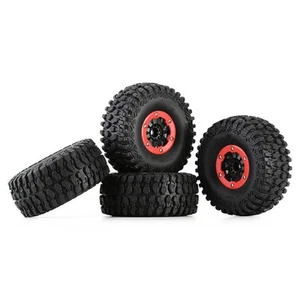 4x 17mm Hub 1/7 RC Car Wheel Rim Tyres Tires For Traxxas Unlimited Desert Racer - Picture 1 of 8
