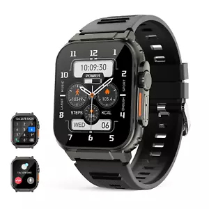 2.0" Android Smartwatch with Music Storage, Heart Rate Monitor, Fitness Tracker - Picture 1 of 14