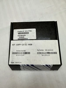 Finisar QTY 2 x SFP+ Optic 10GB Transceiver Module 851-0099-01 - Photo 1/3