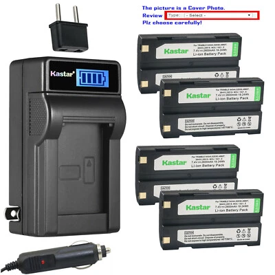 Cargador de CA Kastar Batería LCD para D-Li1 Ei-D-Li1 Trimble 38403 HP PhotoSmart 912 Foto 1 de 4