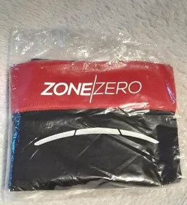 Zone0 Compression Calf Guard For Running, Cycling, Active Wear Black/Red Size S - Picture 1 of 8