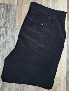 Footjoy FJ Pantaloncini da Golf Uomo Taglia 40 Nero Performance Elasticizzato Casual - Foto 1 di 9
