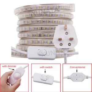 AC 220V 230V LED Strip Waterproof 3014 SMD 120leds/m Commercial Rope Light Lamp - Picture 1 of 15