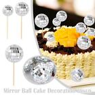 Stir Disco Cake Sign Prom Decorations Mini Cakes Mirror Ball 4R6T L1L8