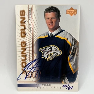 Auténtico Scott Hartnell Buyback Auto RC/84 2001-02 SP 2000-01 Upper Deck - Imagen 1 de 2