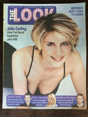 THE LOOK magazine 14/07/2001 JULIA CARLING Sean Maguire Emily Symons Home & Away - Image 1 of 2
