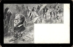 c.1902 VERDI, Guiseppe COMPOSER, Opera Scenes, Falstaff, Othello, Aida; NM - Bild 1 von 2