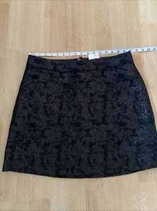 H & M Black Sparkle Skirt Size 16 BNWT - Picture 1 of 4