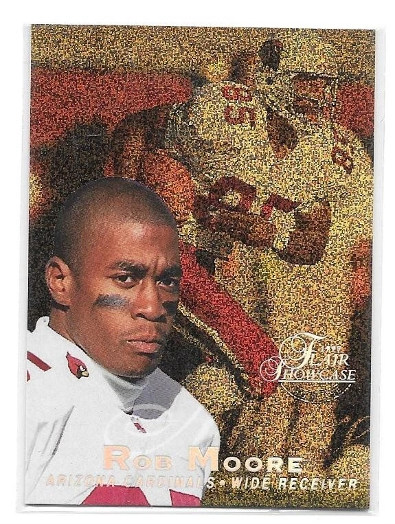 ROB MOORE 1997 FLAIR SHOWCASE ROW 0 SEAT 109 ARIZONA CARDINALS - Image 1 of 1