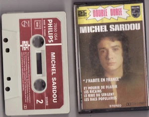RARE K7 AUDIO MICHEL SARDOU-J'HABITE EN FRANCE-PHILIPS 2560054-FRENCH - Picture 1 of 1