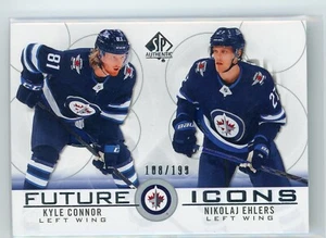 2020-21 SP AUTHENTIC #147 ICONS /199 KYLE CONNOR NIKOLAJ EHLERS - JETS - Picture 1 of 1
