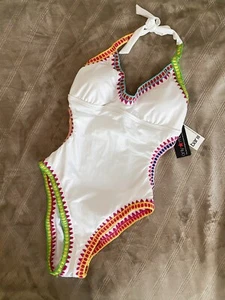 Women Swimming Suits One Piece for Women White Size M - Picture 1 of 4