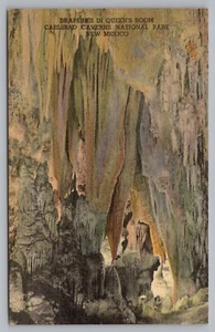 Postcard Draperies Queens Room Carlsbad Caverns National Park New Mexico - Picture 1 of 2