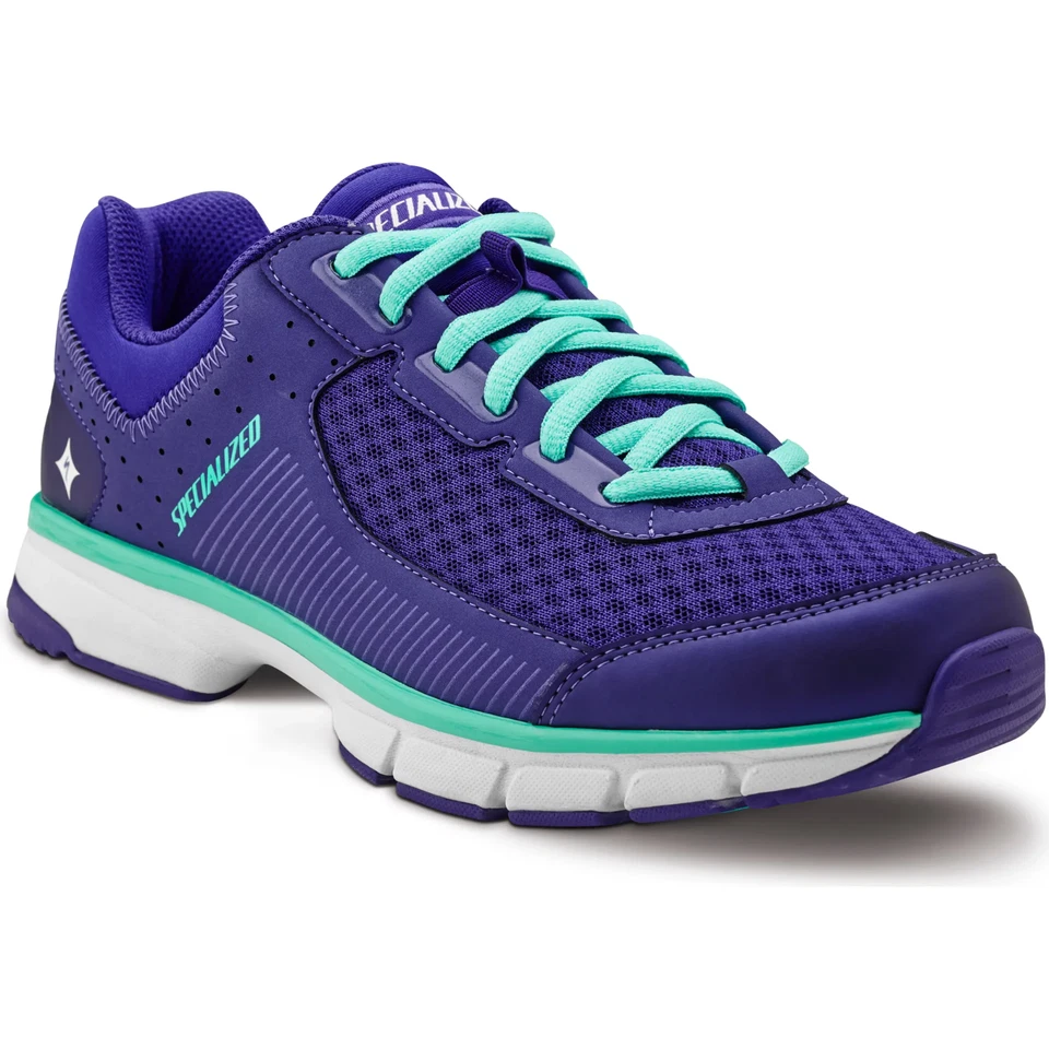 Specialized Cadette Women's Trainer Style Cycling Shoes UK 4 EUR 37 TEAL INDIGO - Image 1 of 1