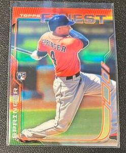 2014 Topps Finest Rookie #39 GEORGE SPRINGER Houston Astros RC D3