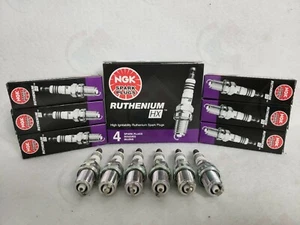 NGK RUTHENIUM HX Spark Plugs FR7BHXS 92400 Set of 6 - Picture 1 of 4