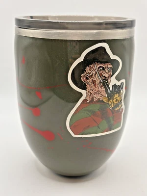 A Nightmare On Elm Street Freddy Krueger Travel Tumbler Hot Cold Cup Horror - Image 1 of 4