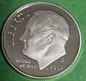 2009 S SILVER Proof Roosevelt Dime US Coins 10c - Picture 1 of 2