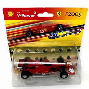 SHELL V-POWER FERRARI F2005 F1 UNOPEN RED MODEL CAR 1:38 SCALE - Picture 1 of 6