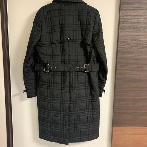 cappotto lungo trapuntato miu miu nero taglia 38