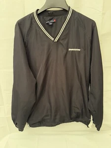 Bridgestone Golf V Neck Pullover Black & White XL - Picture 1 of 10