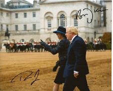 Hand signed 8x10 Boris JOHNSON Theresa MAY Conservative PRIME MINISTER + my COA