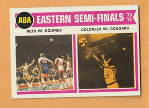 Julius Erving New york Nets 1974-75 Topps #246 Eastern Semi-Finals 6Y