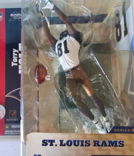 MCFARLANE TORRY HOLT SERIES 8 2004 ST. LOUIS RAMS #81 WIDE RECEIVER SPORTS...
