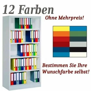STANDREGAL REGALSCHRANK STAHLREGAL LAGERREGAL WERKSTATTREGAL 12Farben 195x100x40 - Bild 1 von 4