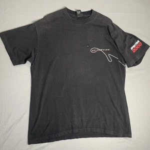 Vintage Spiderwire Shirt Herren XL schwarz Spectra 2000 Fishing Graphic Tee 90s - Bild 1 von 9